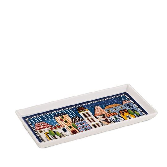 Bild von TRAY PAESE MIO BLUE CM. 19X9
