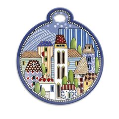 Bild von TRIVET PAESE MIO BLUE CM. 17X19