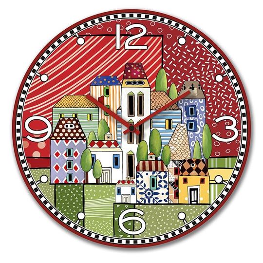 Bild von CLOCK PAESE MIO RED DIAM. CM.50