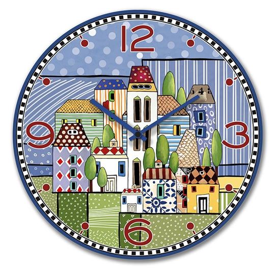Bild von CLOCK PAESE MIO BLUE DIAM. CM.50