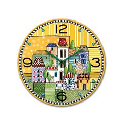 Bild von CLOCK PAESE MIO YELLOW DIAM. CM.35