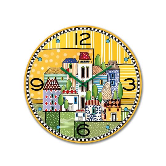 Bild von CLOCK PAESE MIO YELLOW DIAM. CM.35
