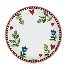 Bild von SET 6 DINNER PLATES COCORICO' ORANGE DM 27