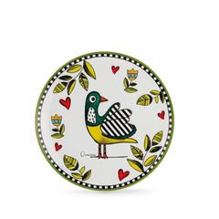Bild von SET 6 DESSERT PLATES COCORICO' GREEN DM 19