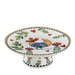 Picture of CAKE STAND COCORICO' YELLOW CM 27X10