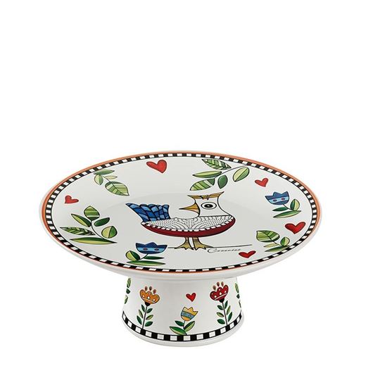 Bild von CAKE STAND COCORICO' ORANGE CM 19X9
