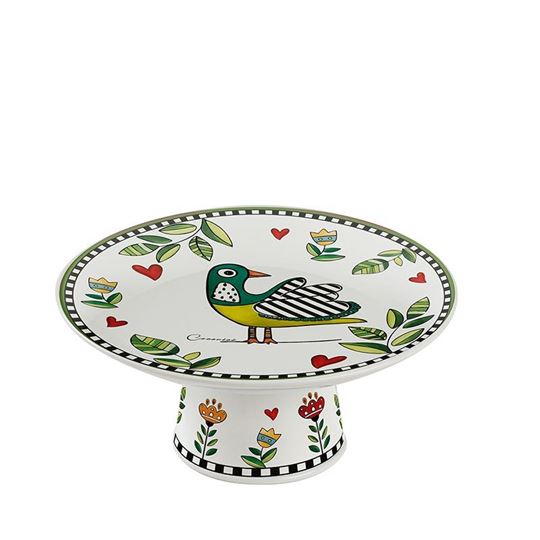 Bild von CAKE STAND COCORICO' GREEN CM 19X9