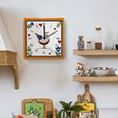 Bild von CLOCK COCORICO' ORANGE CM 31X31