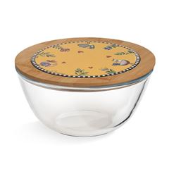Bild von SALAD BOWL COCORICO' YELLOW CM 23X12