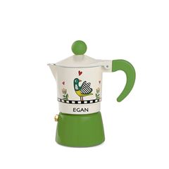 Bild von MOKA COFFEE MAKER COCORICO' GREEN  2CPS