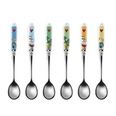 Bild von SET 6 TEA SPOONS COCORICO'