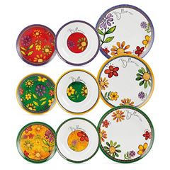 Bild von SET 18 PLATES BELLAMORE (SOUP, DINNER, DESSERT PLATES)