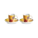 Image sur 2 PC COFFEE SET BELLAMORE ORANGE ML 100