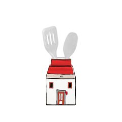 Bild von VASE LE CASETTE RED CM 11X17