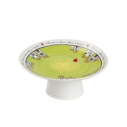 Bild von CAKE STAND LE CASETTE GREEN CM 19X9
