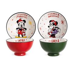 Bild von 2 PC. SMALL BOWL MICKEY MOUSE & MINNIE MOUSE W.M. ML 300