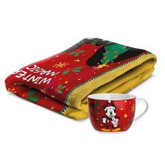 Bild von SET PLAID + BREAKFAST CUP MICKEY MOUSE W.M. ML 520