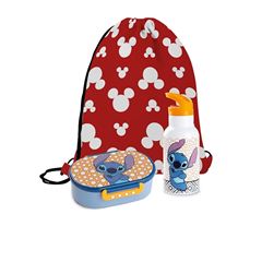 Bild von SET LUNCHBOX+WATER BOTTLE STITCH TALES W/STRING BAG