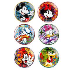 Bild von SET 6 MIXED DESSERT PLATES