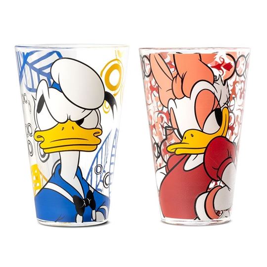 Bild von SET 2 PCS GLASS DONALD E DAISY F&E ML 310