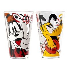 Bild von SET 2 PCS GLASS GOOFY E PLUTO F&E ML 310