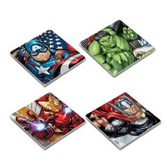Bild von 4 PC. COASTER SET AVENGERS