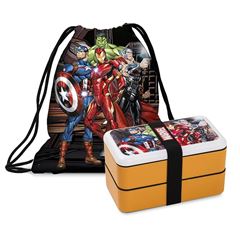 Bild von SET LUNCH BOX+STRING BAG AVENGERS