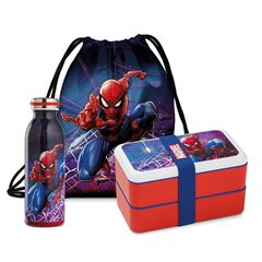 Bild von SET LUNCH BOX+WATER BOTTLE+STRING BAG SPIDER-MAN