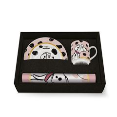 Bild von SET TABLEMAT / PLATE / MUG 101 PINK
