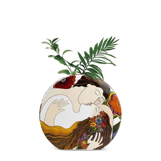 Bild von VASE L.BURCH FIRST KISS CM 27X25