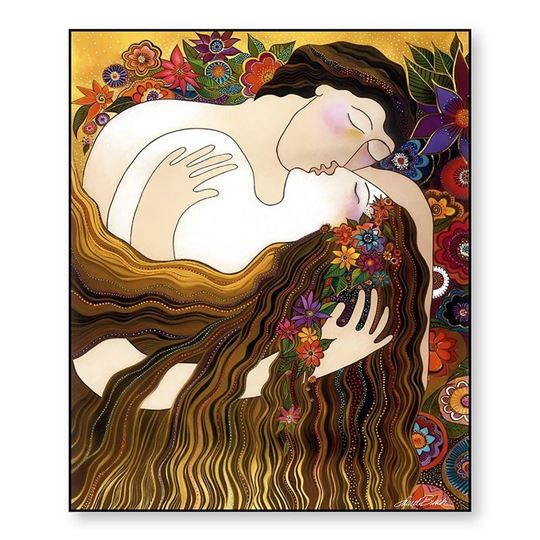 Bild von PICTURE L.BURCH FIRST KISS CM 100X120