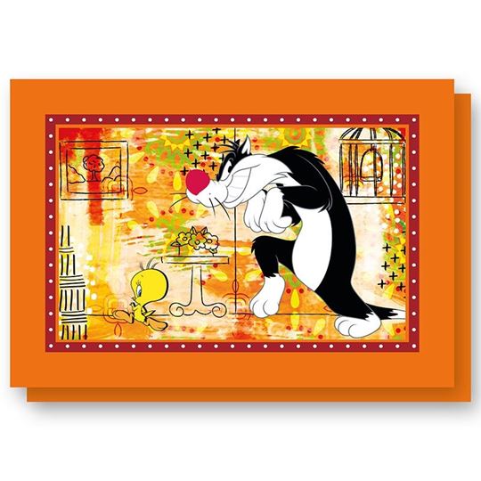 Bild von SET 2 PCS PLACEMAT SYLVESTER&TWEETY CM 45X30