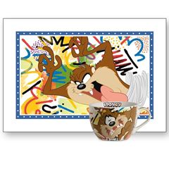Bild von SET BREAKFAST CUP AND PLACEMAT TAZ