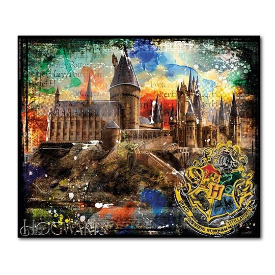 Bild von WALL ART HOGWARTS CM 120X100