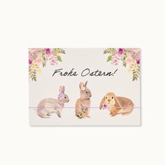 Bild von Armband-Karte: Frohe Ostern Hasis - by vivi.