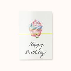 Bild von Armband-Karte: Happy Birthday Cupcake HF - by vivi.