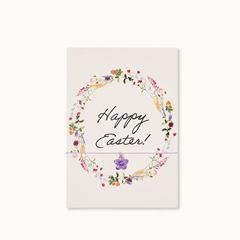 Bild von Armband-Karte: Happy Easter Flowers - by vivi.