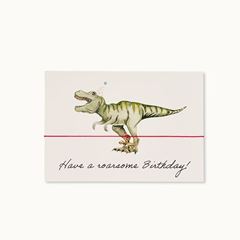 Bild von Armband-Karte: Have a roarsome Birthday! Dinosaur - by vivi.