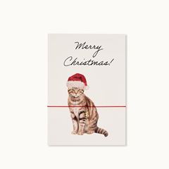 Bild von Armband-Karte: Merry Christmas Cat - by vivi.