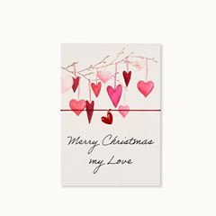 Bild von Armband-Karte: Merry Christmas my Love - by vivi.