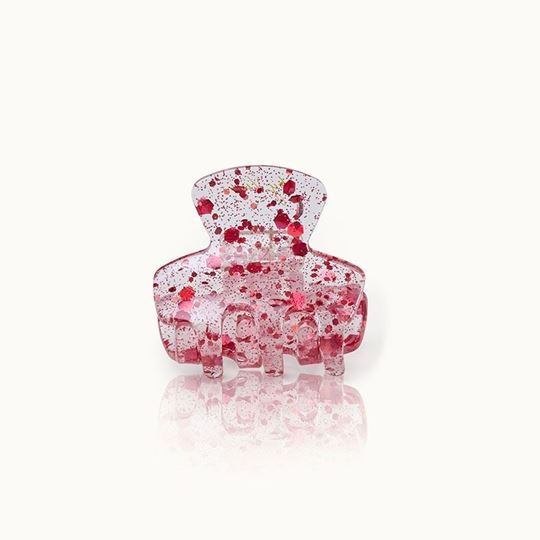 Bild von Haarklammer Klein Red Sparkle - by vivi.