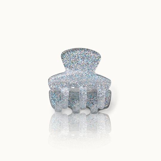 Bild von Haarklammer Klein Silver Glitter - by vivi.