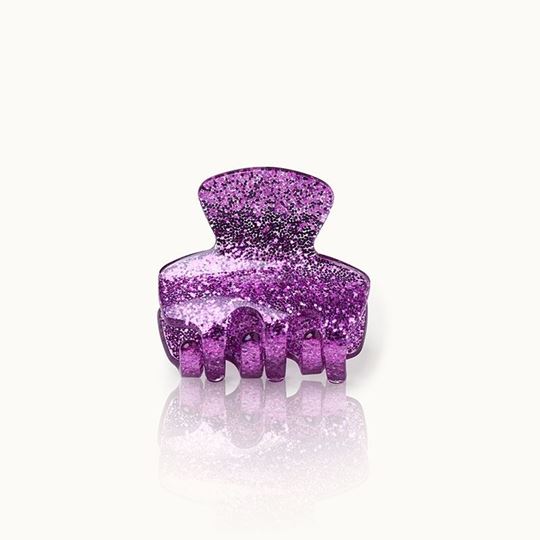 Bild von Haarklammer Klein Violett Glitter  - by vivi.