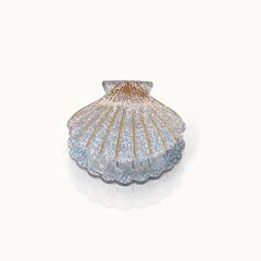 Bild von Haarklammer Muschelform Silver Glitter - by vivi.