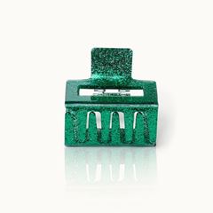 Image de Haarklammer Square  Green Glitter - by vivi.