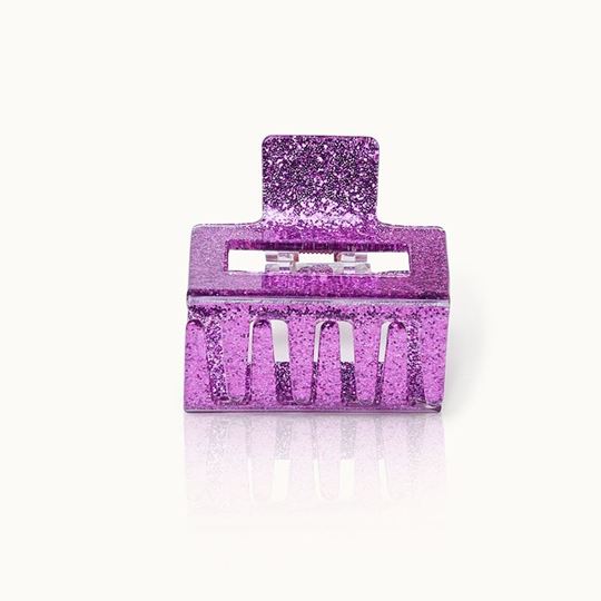 Bild von Haarklammer Square  Lavender Glitter - by vivi.