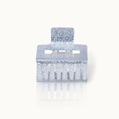 Image de Haarklammer Square  Silver Glitter - by vivi.