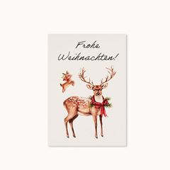 Bild von Pin-Karte: Bambi Frohe Weihnachten  - by vivi.