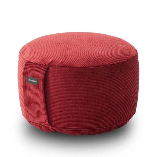Bild von Meditationskissen CORD Höhe 14 cm in Weinrot von Lotus Design