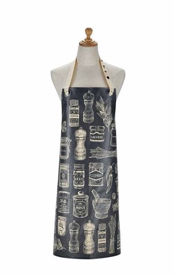 Image sur Herbs & Spices Olicloth Apron - Ulster Weavers